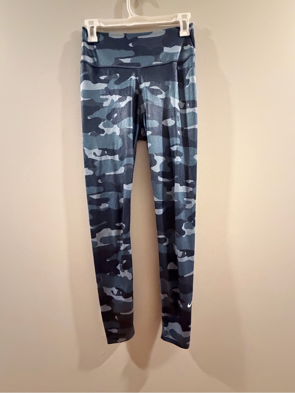 Nike Blue Camo Leggings
